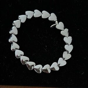 RLxCL Silver Heart Bracelet